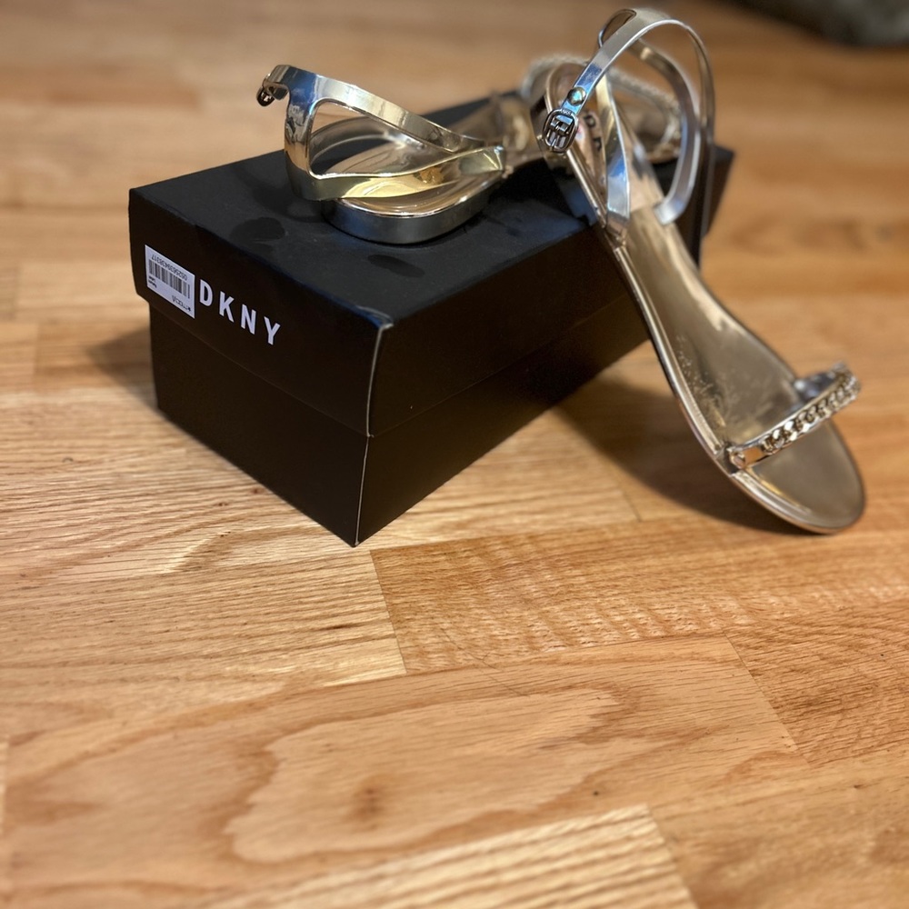 Gold DKNY Sandals - Picture 3 of 5